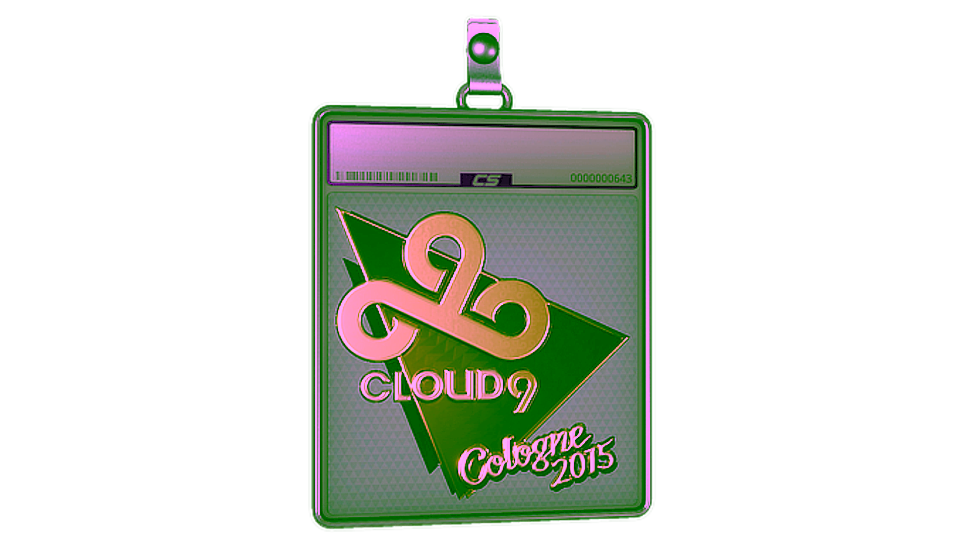 Exibição para Sticker Slab | Cloud9 G2A (Gold) | Cologne 2015