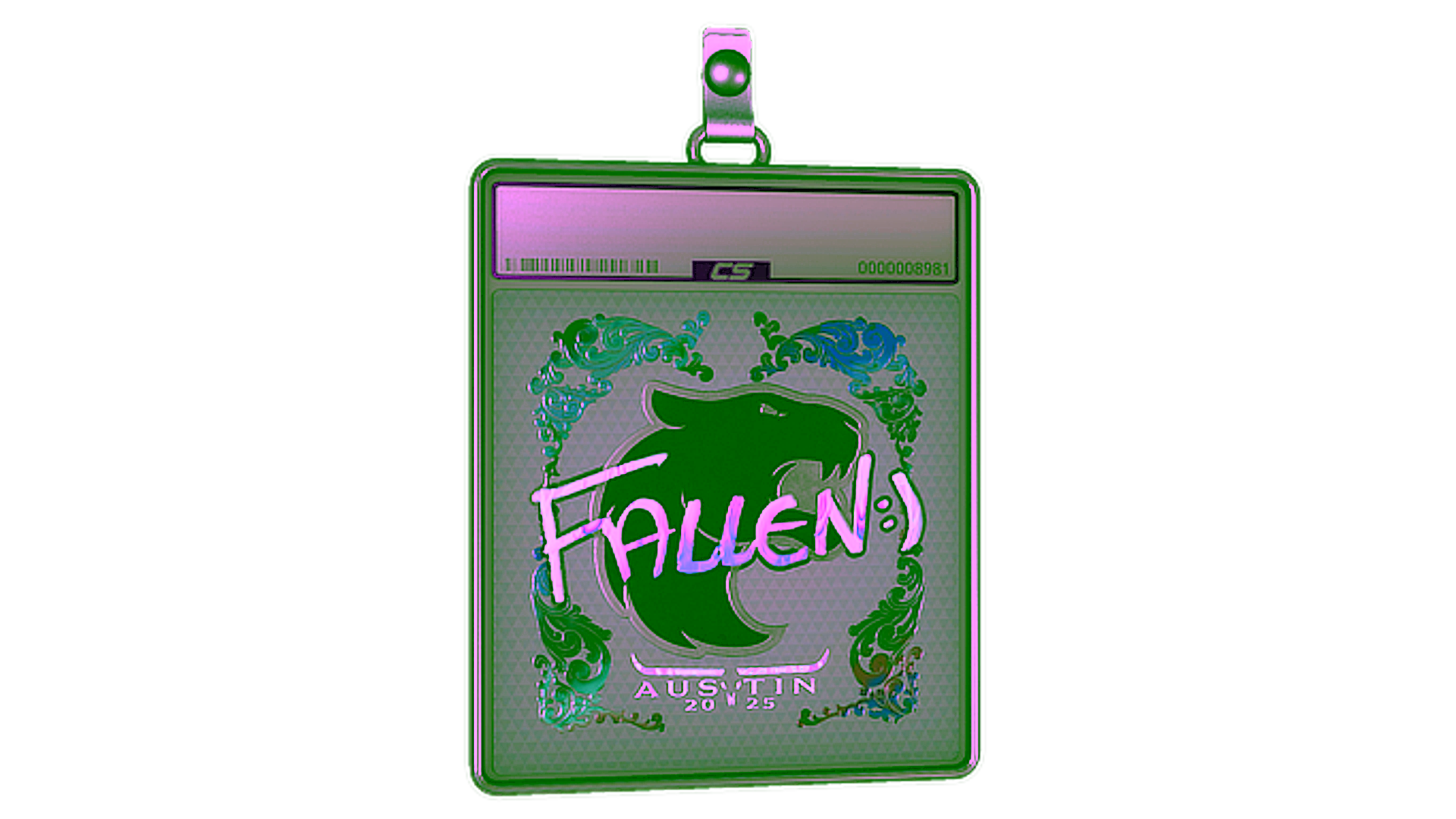 Display for Sticker Slab | FalleN (Holo) | Austin 2025