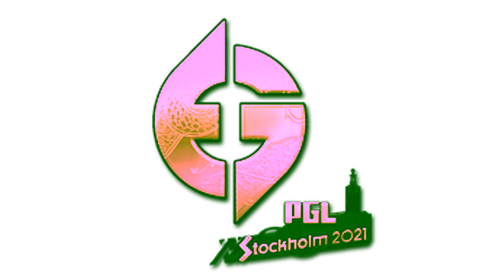 Display for Sticker | Evil Geniuses (Gold) | Stockholm 2021