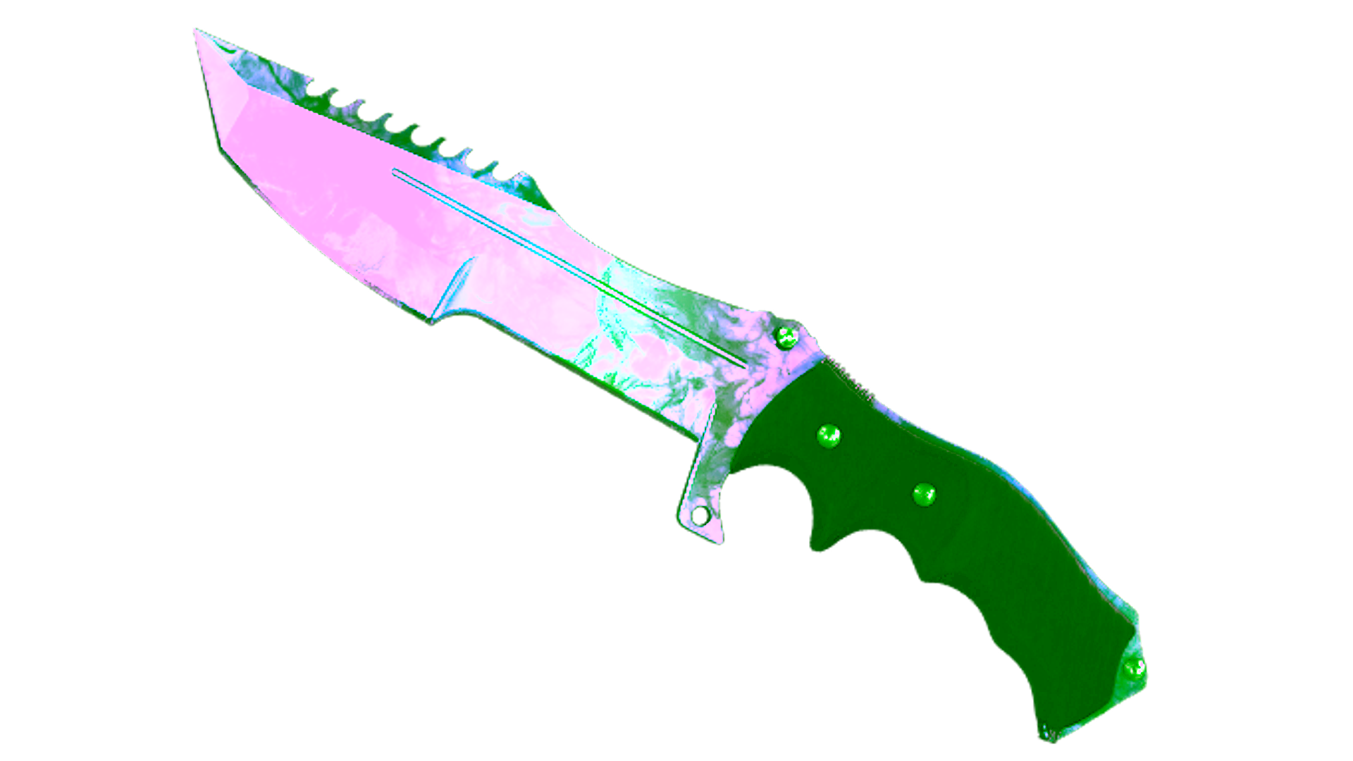 Display for ★ StatTrak™ Huntsman Knife | Gamma Doppler Phase 3 (Factory New)