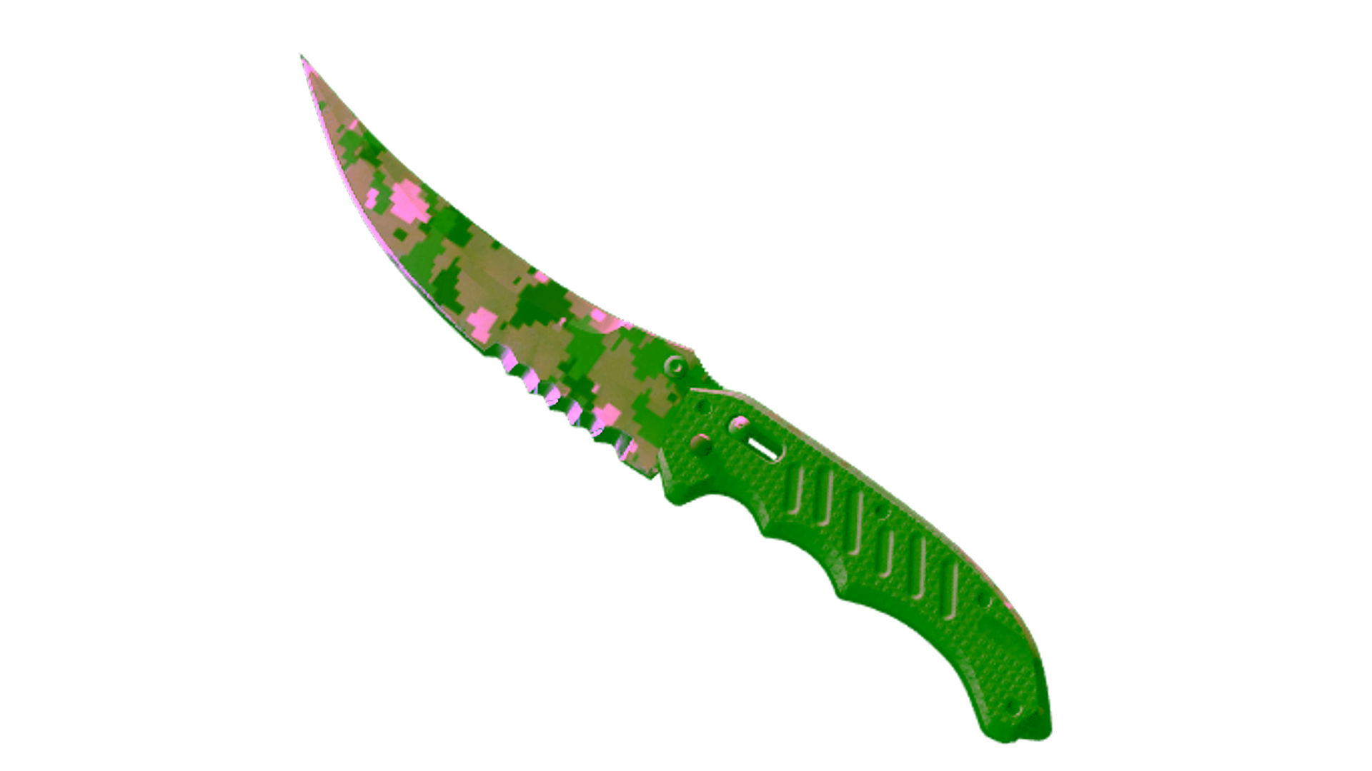 Display for ★ StatTrak™ Flip Knife | Forest DDPAT (Factory New)