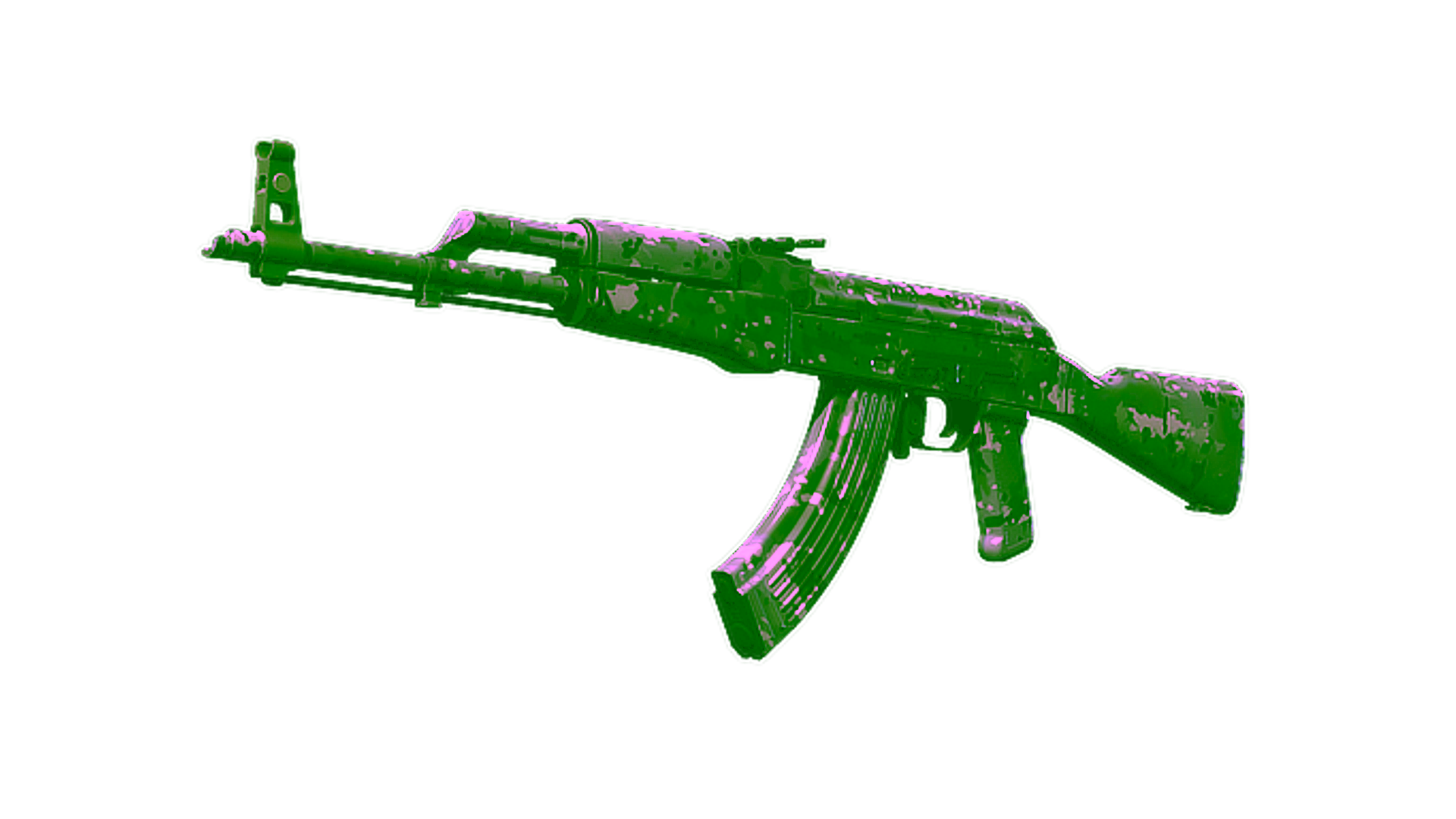 Display for AK-47 | VariCamo Grey (Minimal Wear)