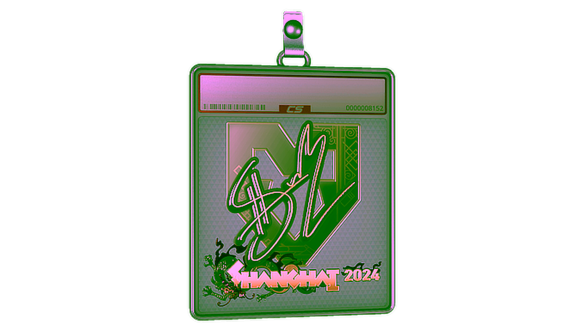 عرض لـ Sticker Slab | siuhy (Gold) | Shanghai 2024