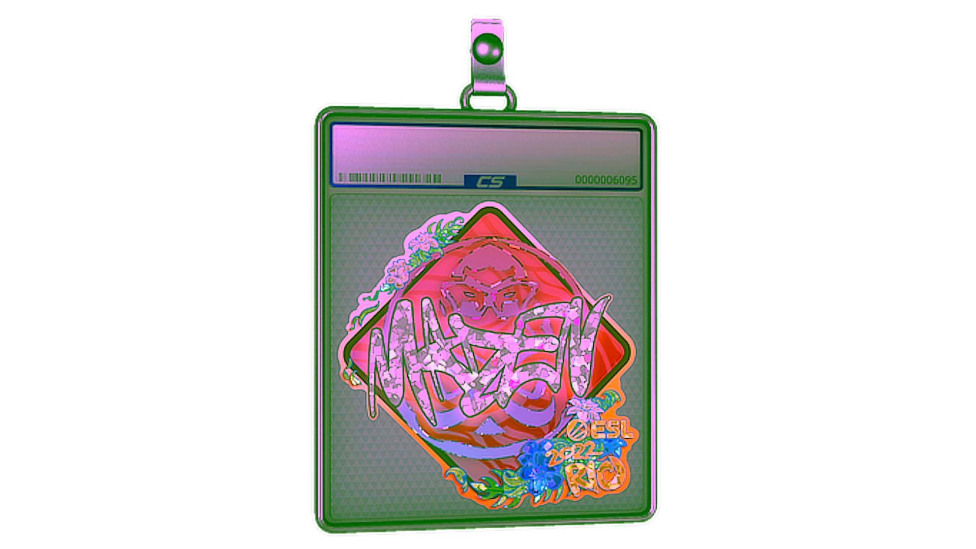 Anzeige für Sticker Slab | maden (Glitter) | Rio 2022