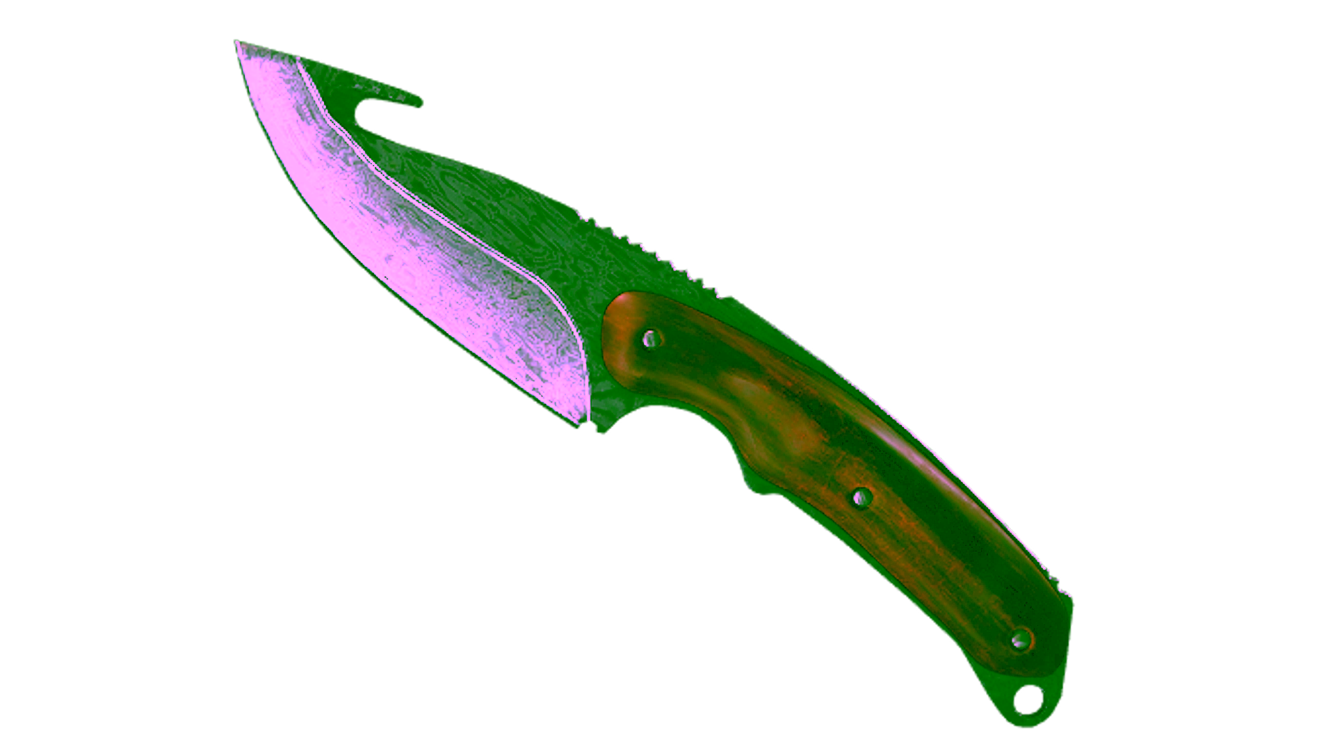 Display for ★ StatTrak™ Gut Knife | Damascus Steel (Well-Worn)