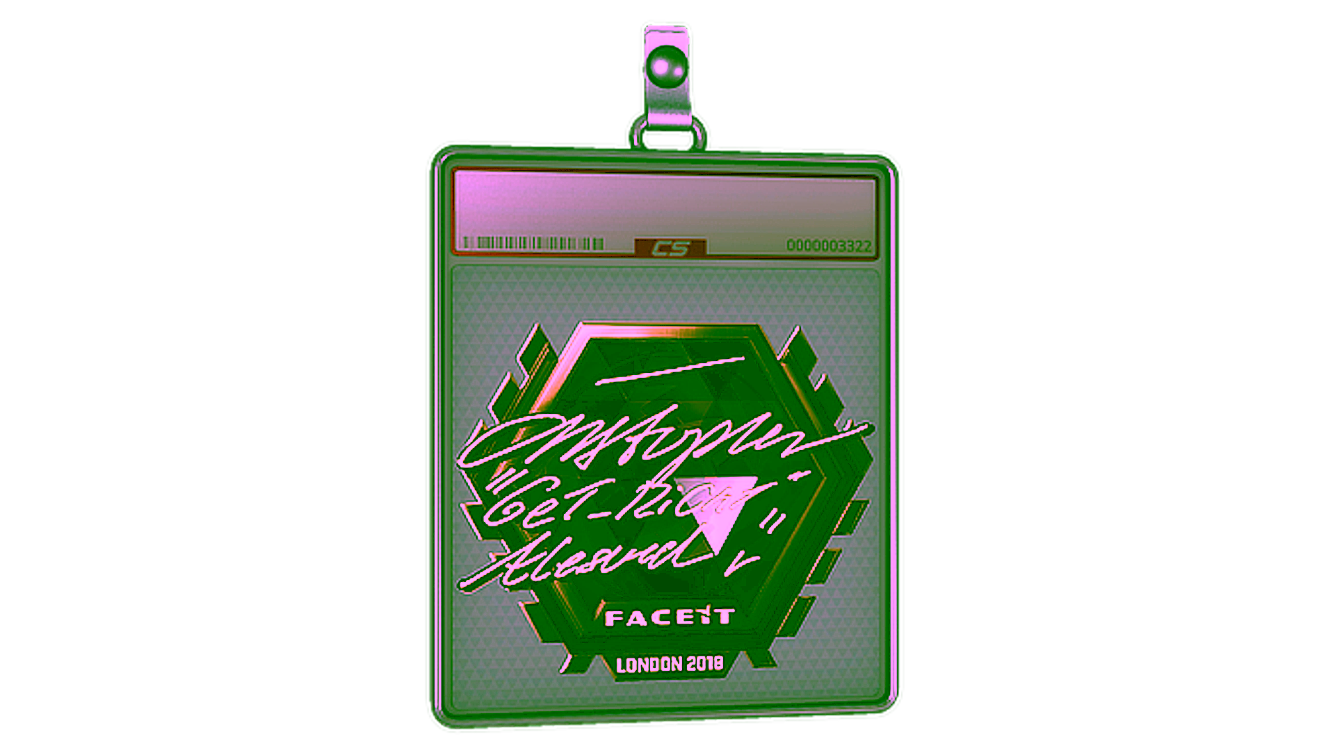 Дисплей для Sticker Slab | GeT_RiGhT (Gold) | London 2018