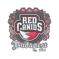 Sticker RED Canids Budapest 2025