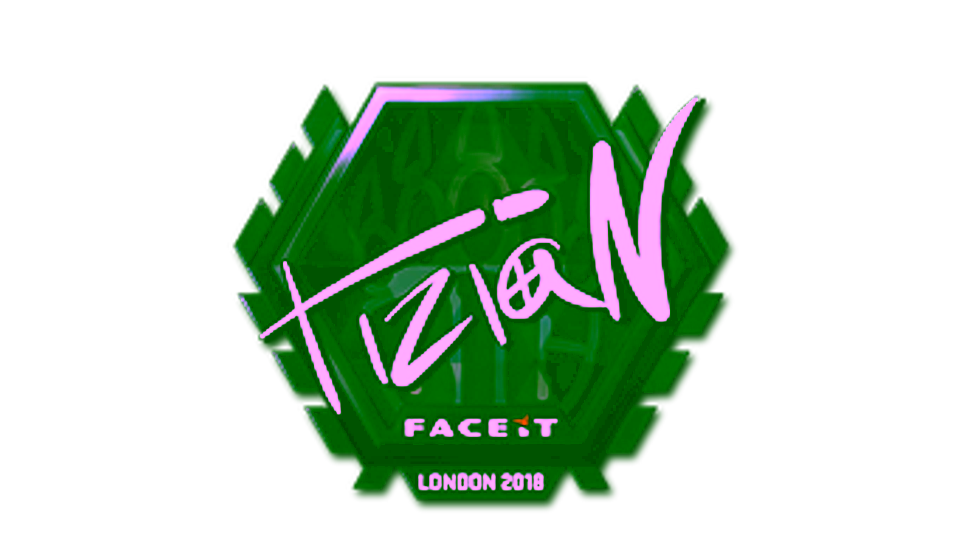 Display for Sticker | tiziaN (Foil) | London 2018