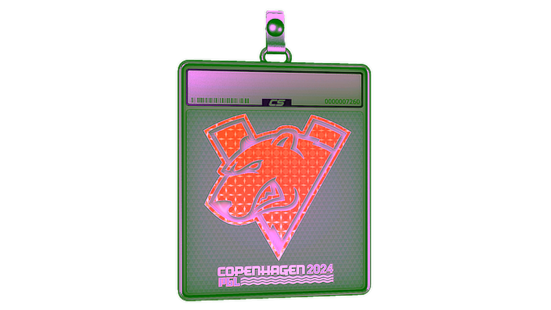 Affichage pour Sticker Slab | Virtus.pro (Holo) | Copenhagen 2024