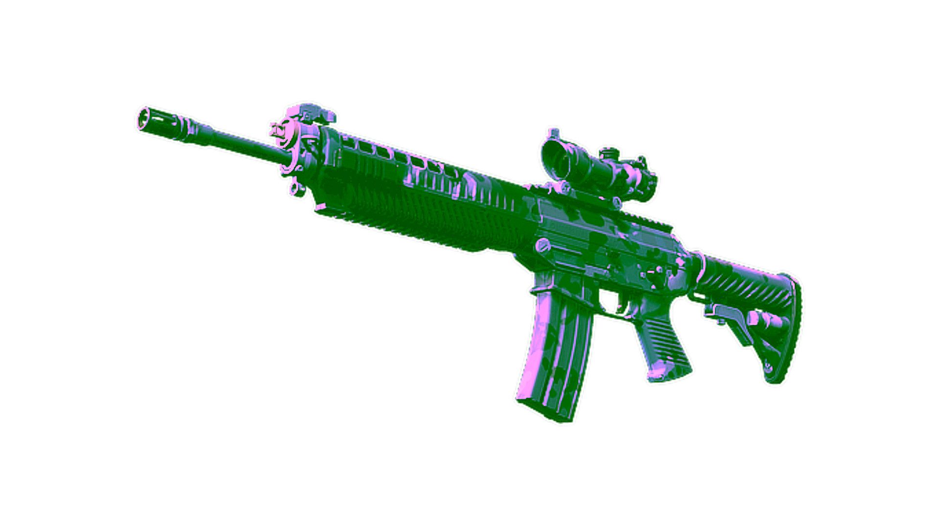 Display for SG 553 | Night Camo (Factory New)