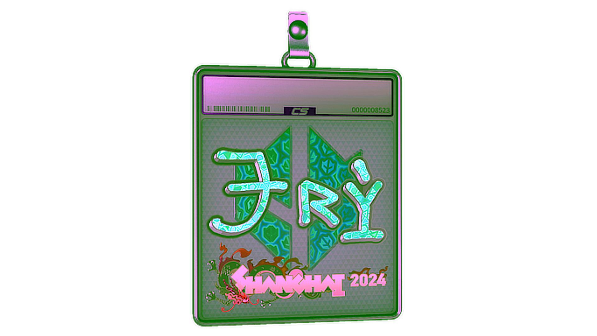 Visar för Sticker Slab | TRY (Holo) | Shanghai 2024