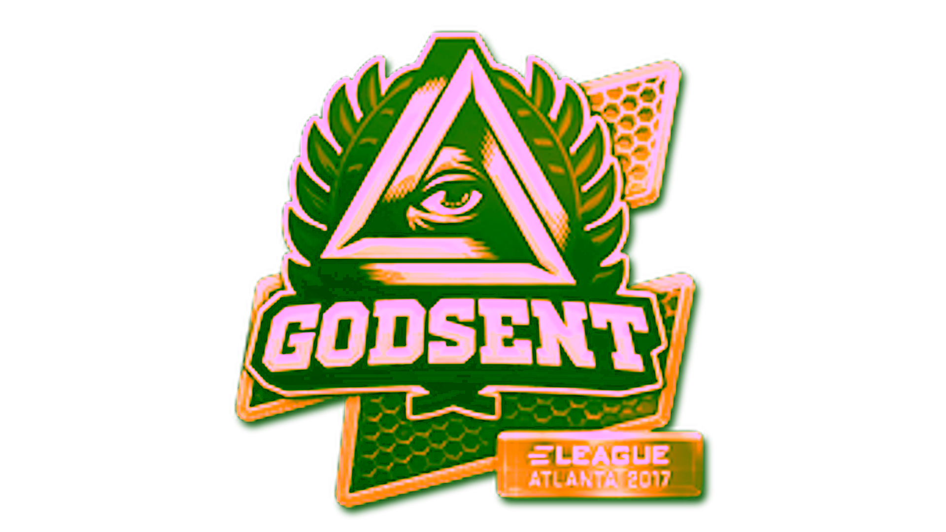 Mostrar para Sticker | GODSENT (Gold) | Atlanta 2017