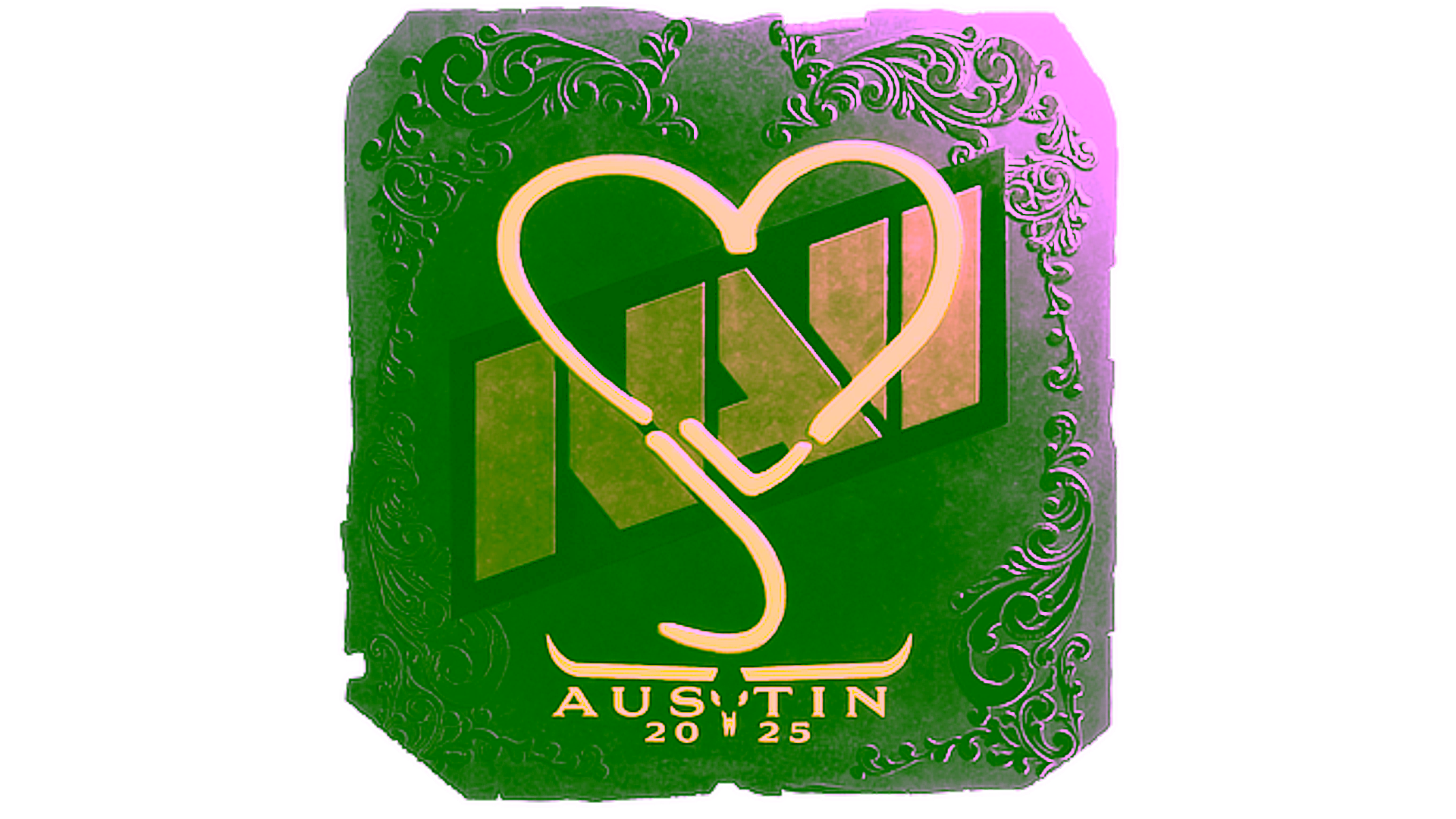 Display for Sticker | jL (Foil) | Austin 2025