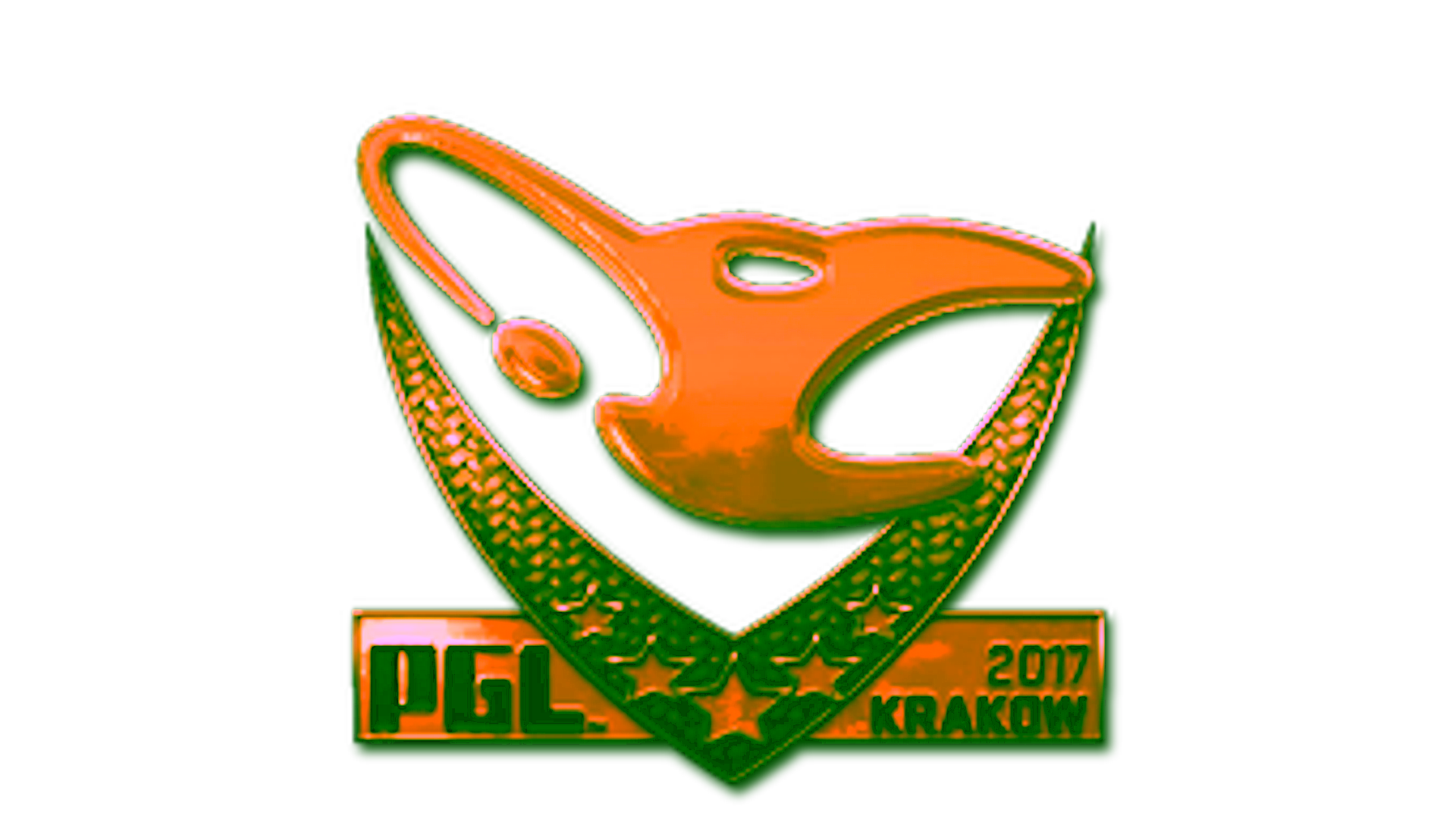 Display for Sticker | mousesports (Gold) | Krakow 2017