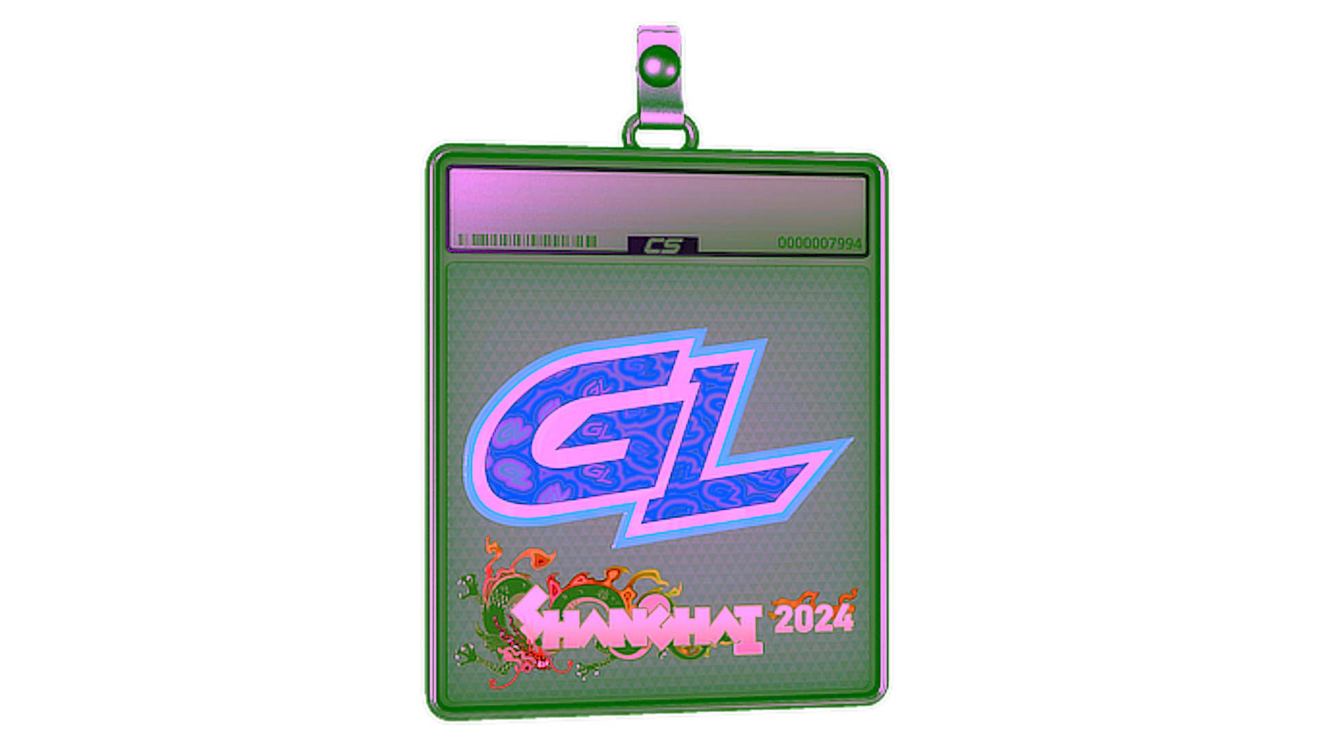 Display for Sticker Slab | GamerLegion (Holo) | Shanghai 2024