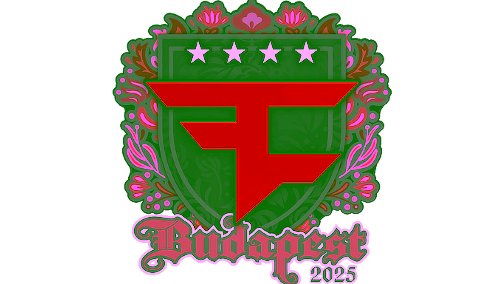 Visar för Sticker | FaZe Clan | Budapest 2025