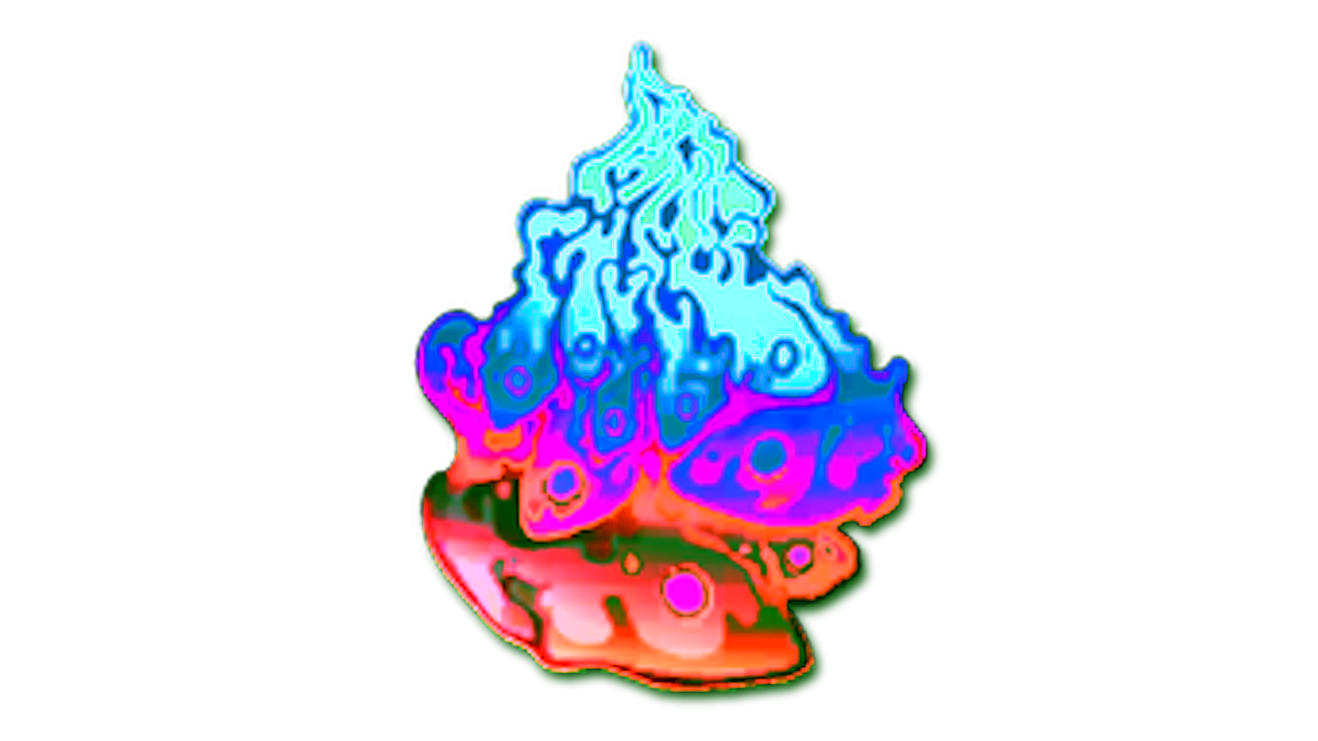 Wyświetl dla Sticker | Liquid Fire (Holo)