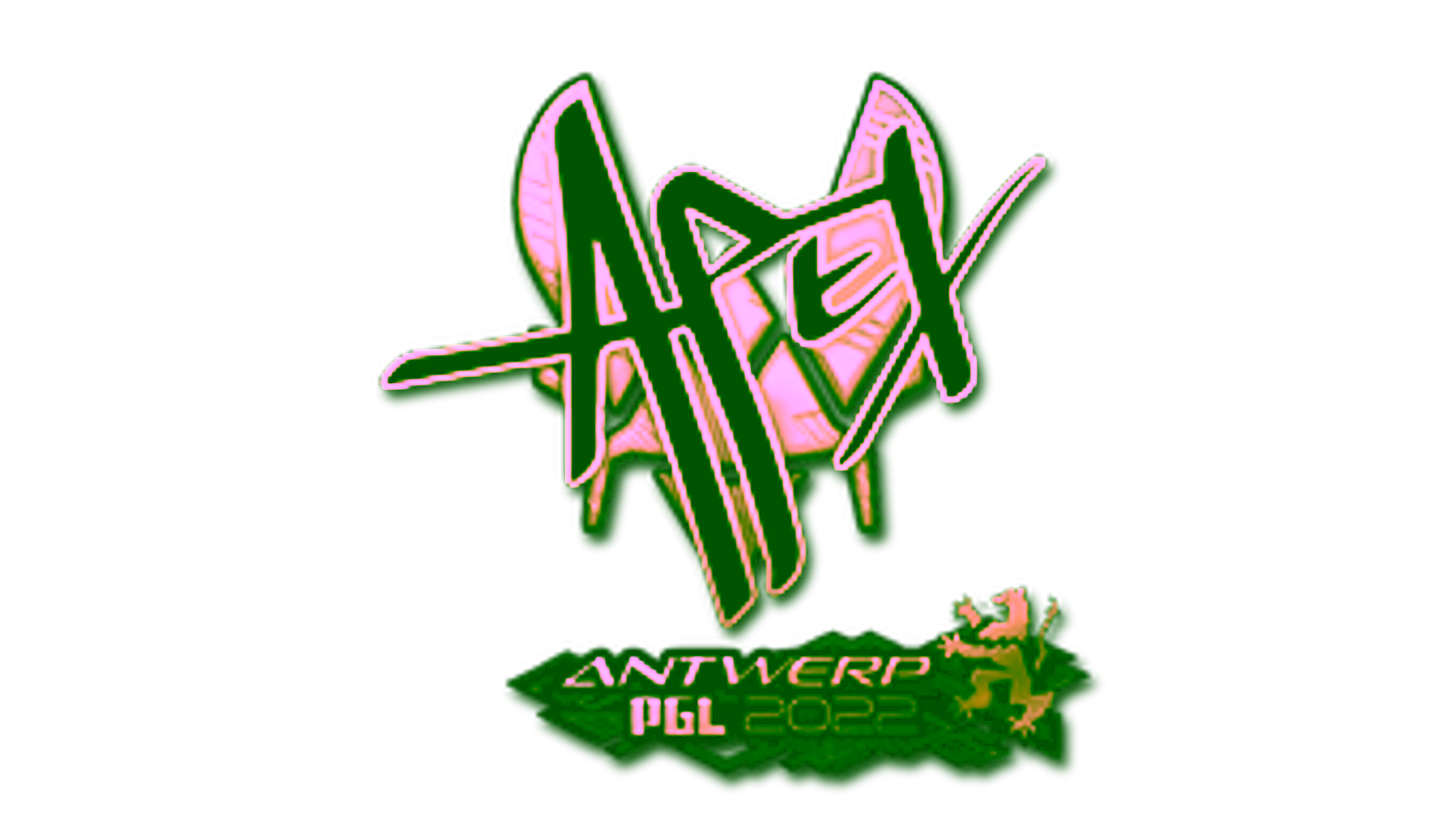 Display for Sticker | apEX (Gold) | Antwerp 2022
