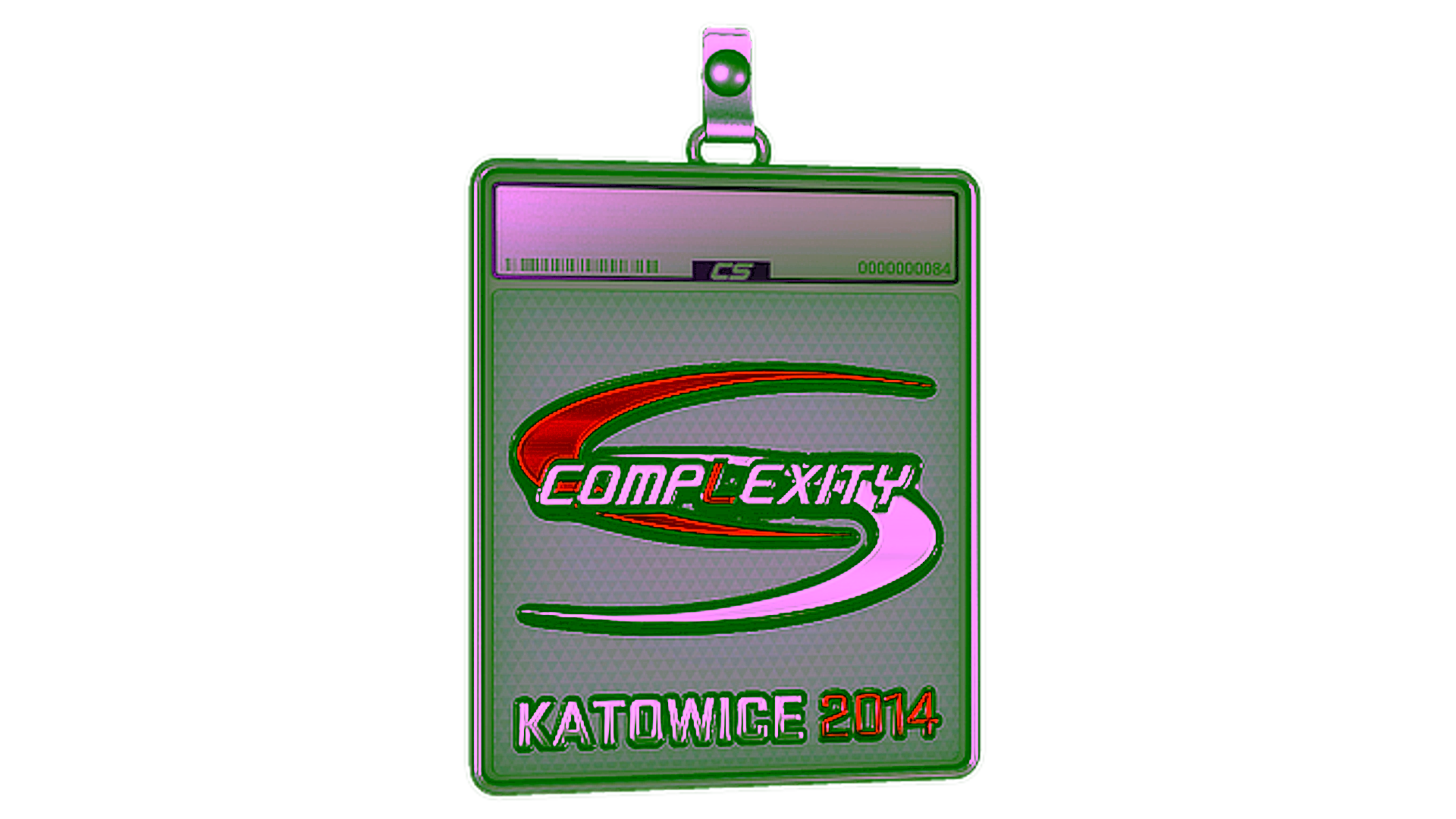 Display for Sticker Slab | compLexity Gaming (Foil) | Katowice 2014