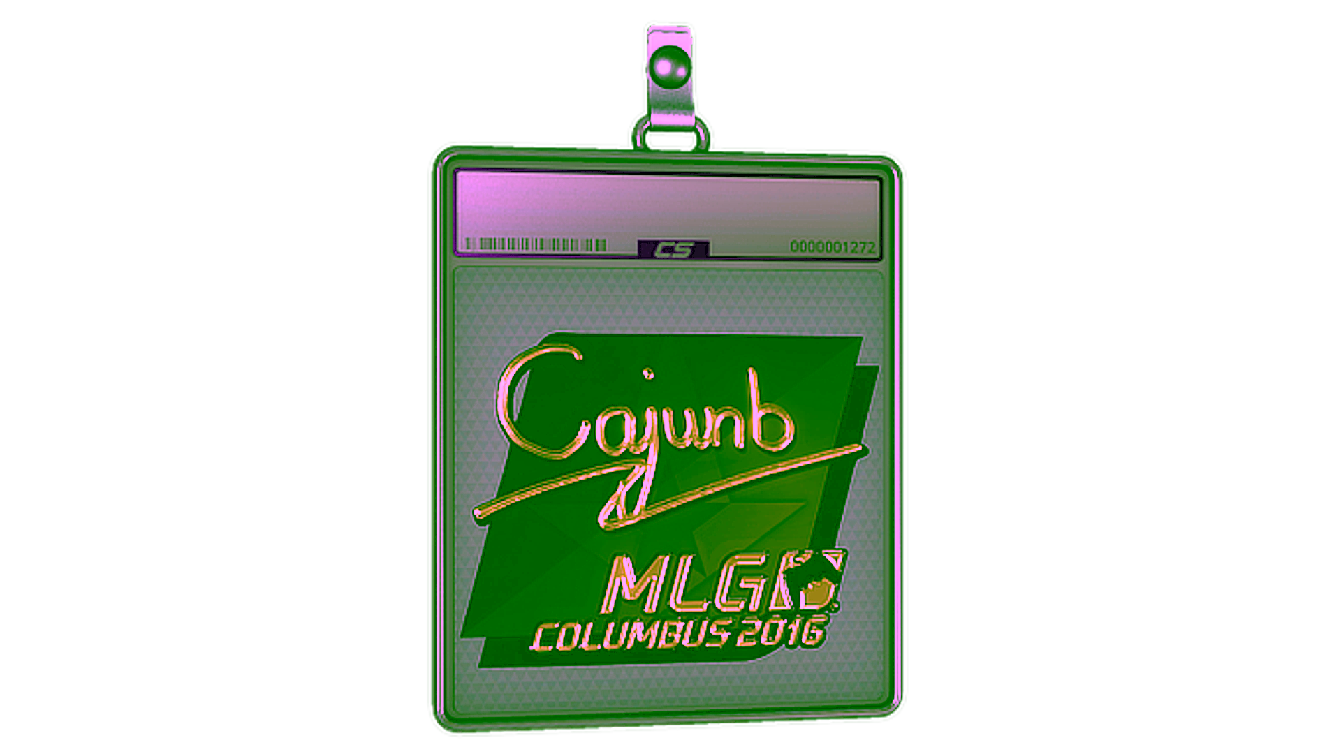 Display for Sticker Slab | cajunb (Gold) | MLG Columbus 2016