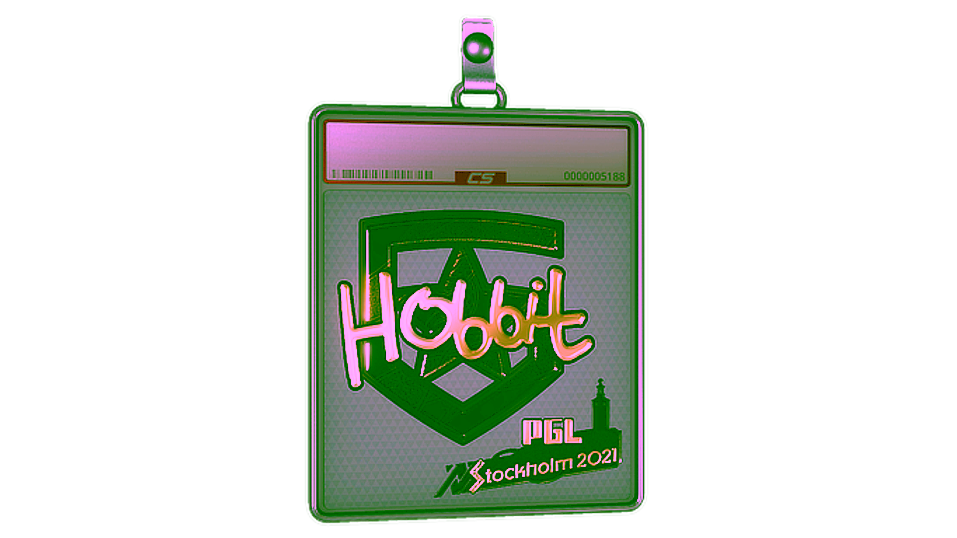 Rodyti Sticker Slab | HObbit (Gold) | Stockholm 2021