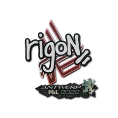 Sticker rigoN Antwerp 2022