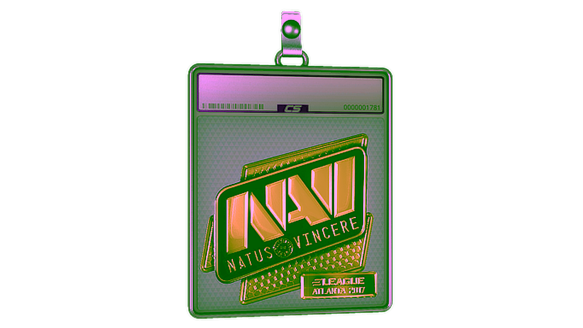 Display for Sticker Slab | Natus Vincere (Gold) | Atlanta 2017