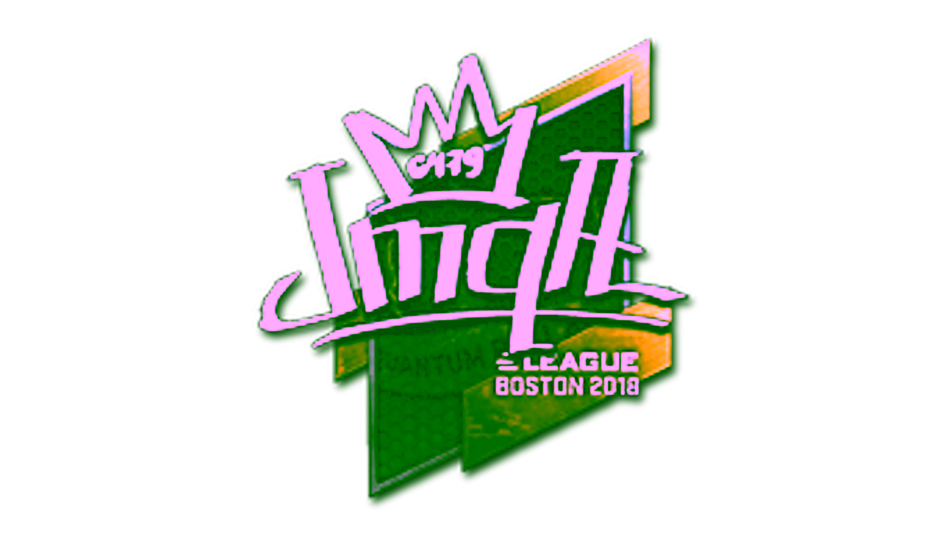 Display for Sticker | jmqa (Foil) | Boston 2018