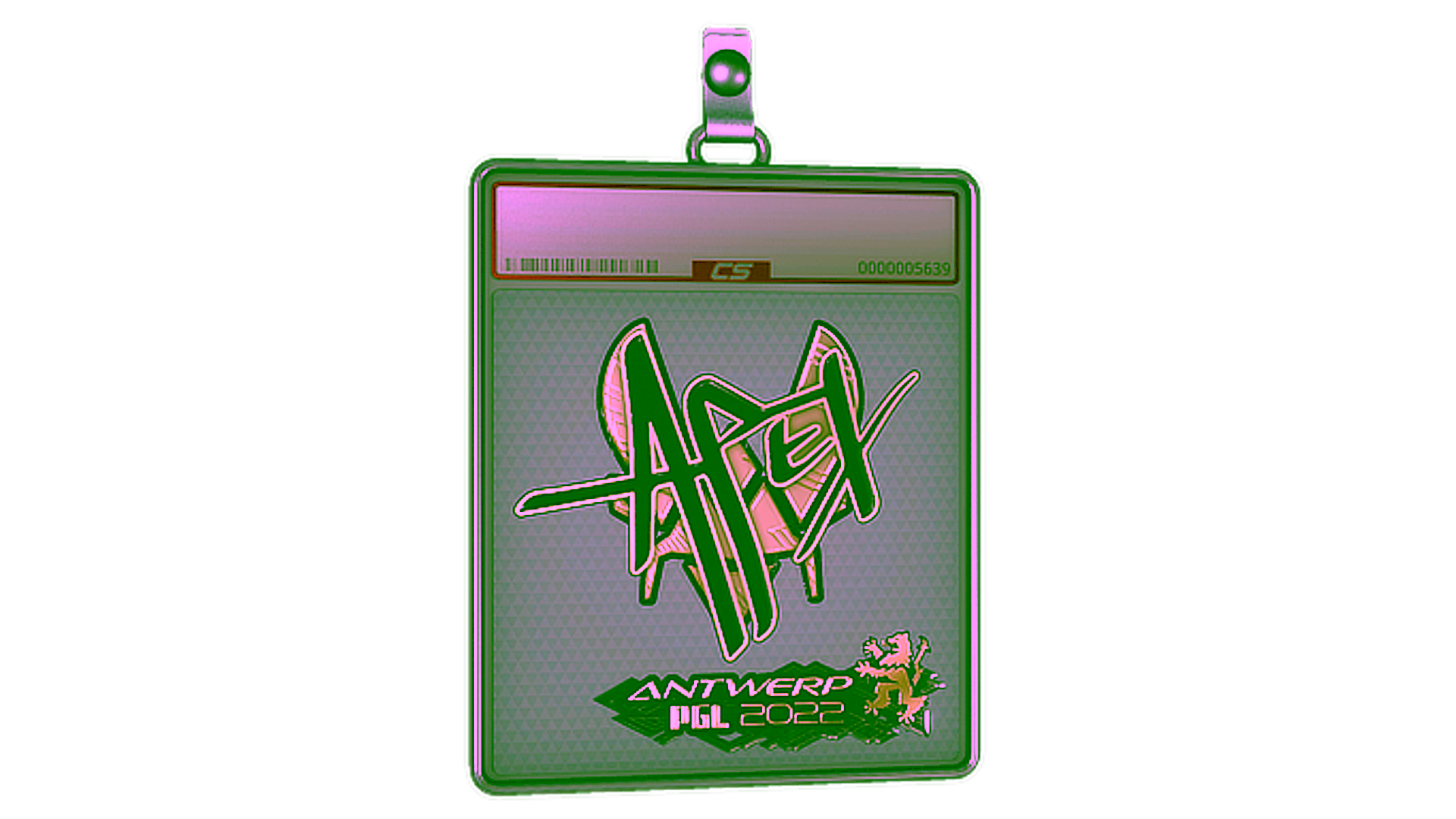 Display for Sticker Slab | apEX (Gold) | Antwerp 2022