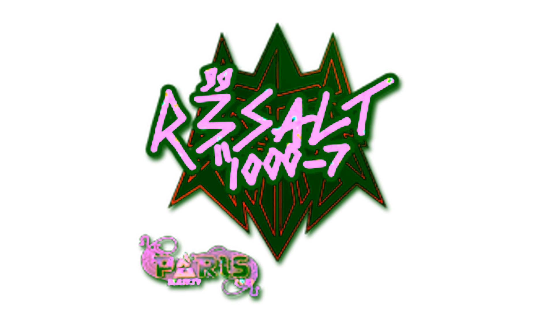 Affichage pour Sticker | r3salt (Glitter) | Paris 2023