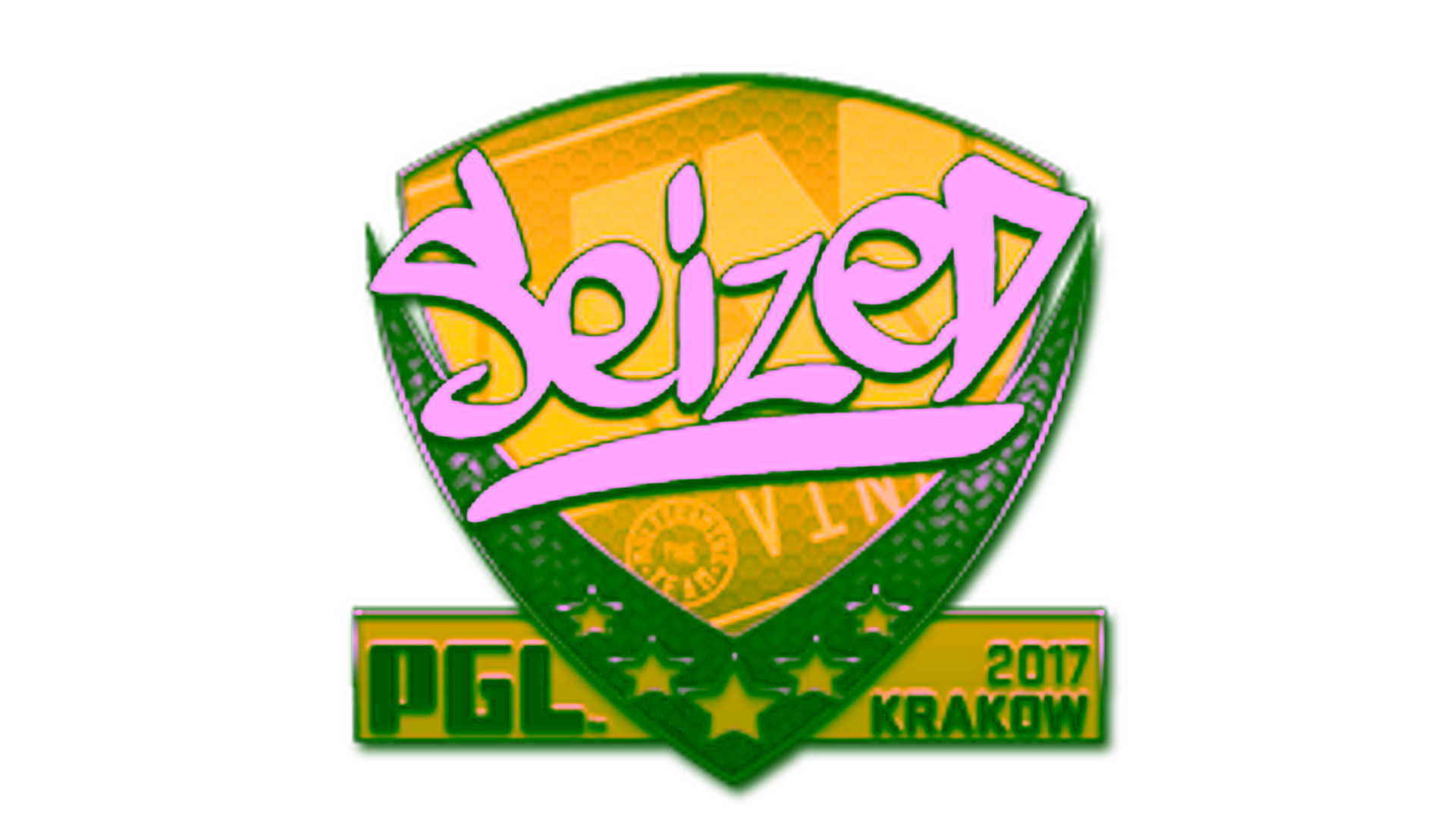 Display for Sticker | seized | Krakow 2017