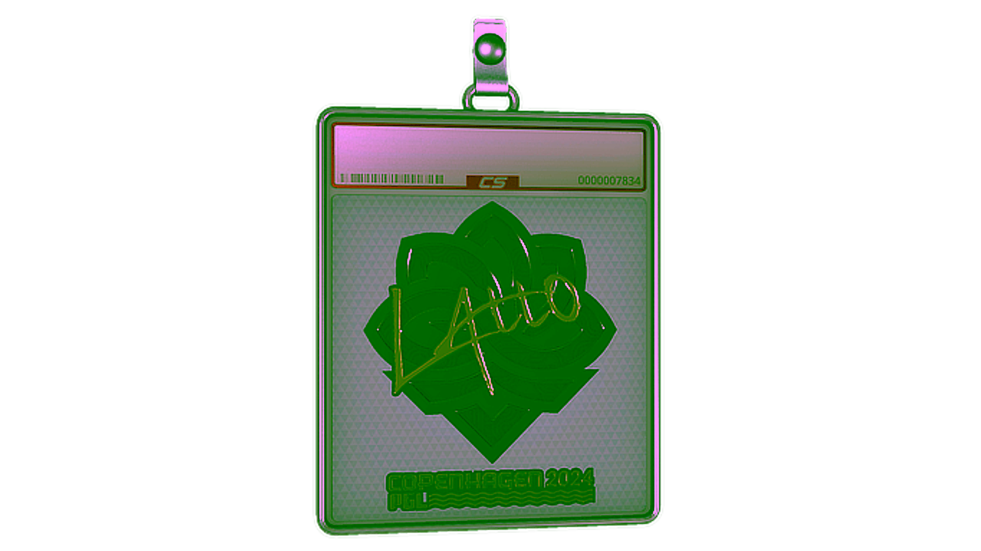 Visar för Sticker Slab | latto (Gold) | Copenhagen 2024