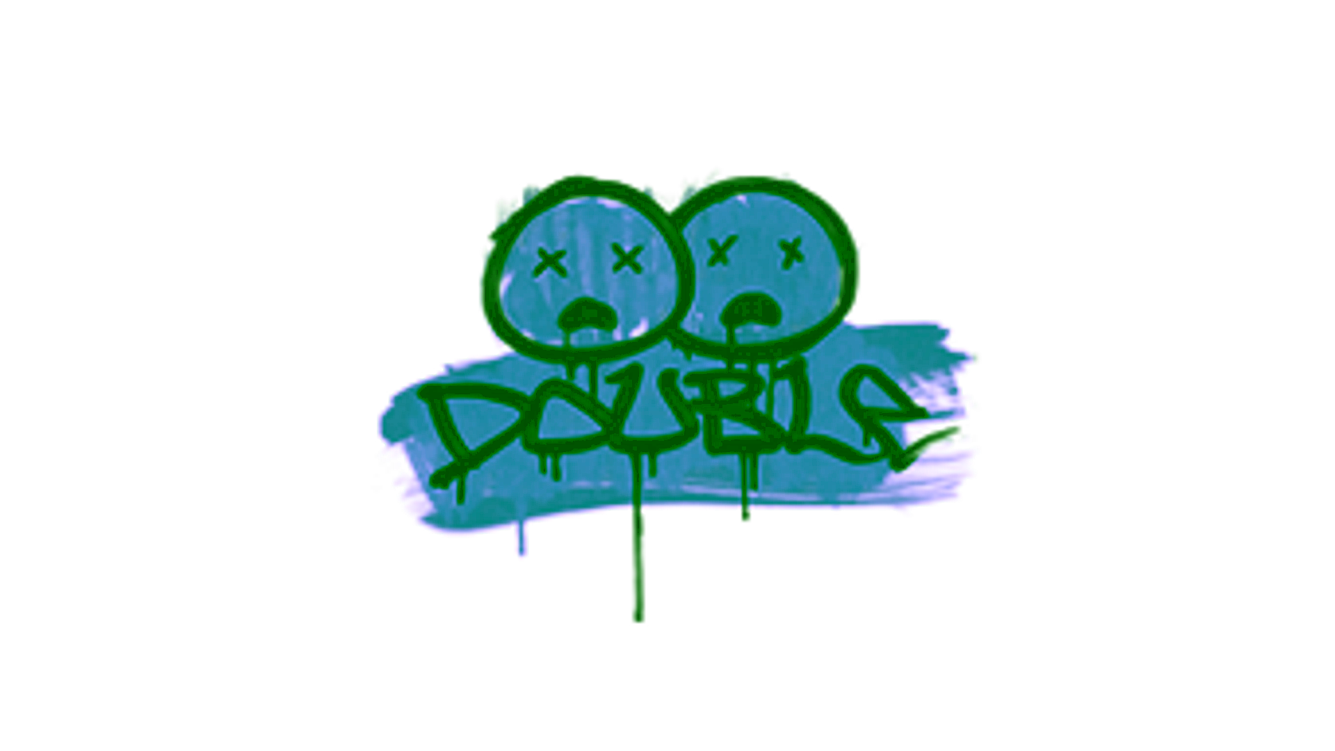 Display for Sealed Graffiti | Double (Monarch Blue)