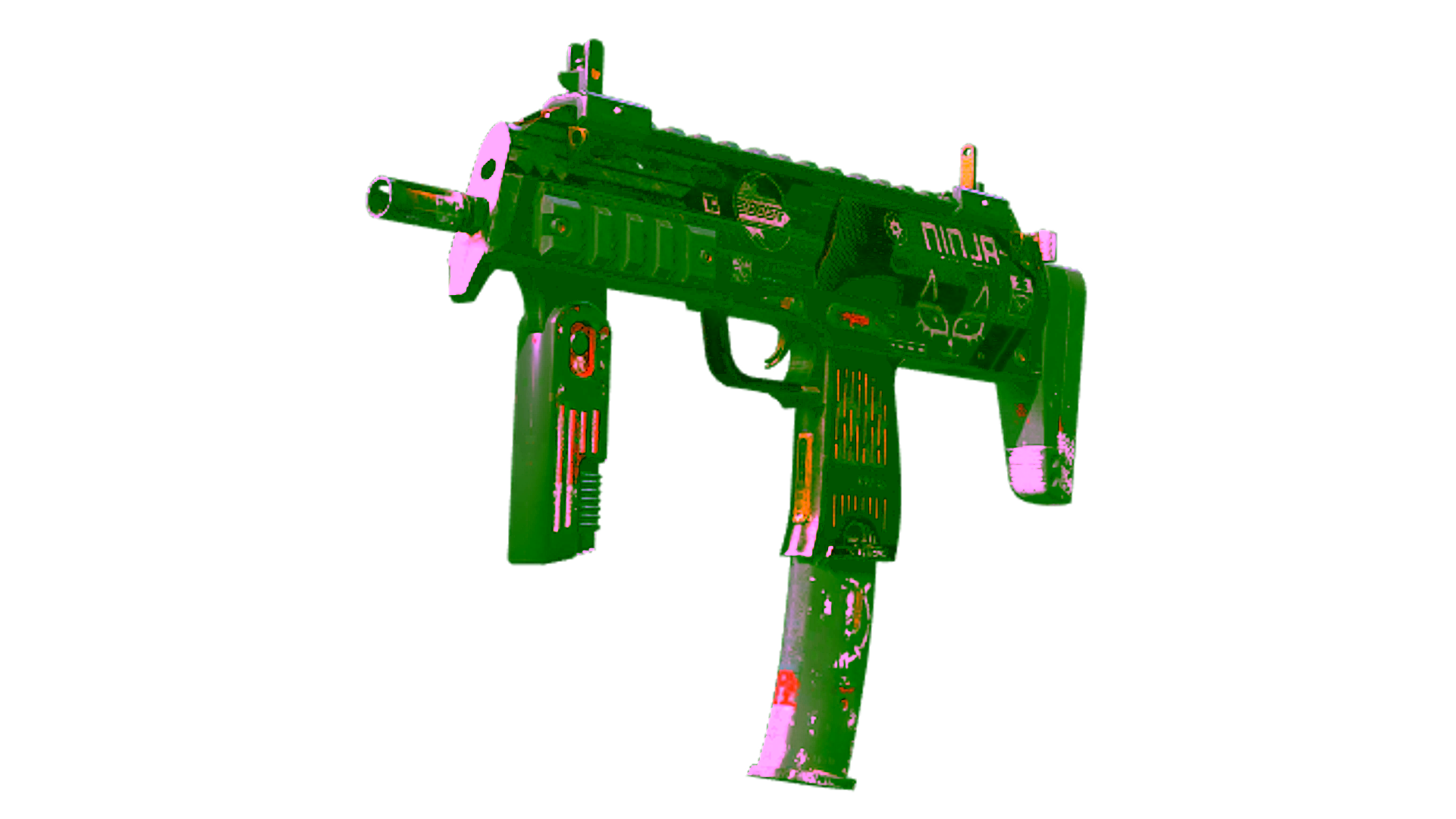 Display for StatTrak™ MP7 | Bloodsport (Battle-Scarred)