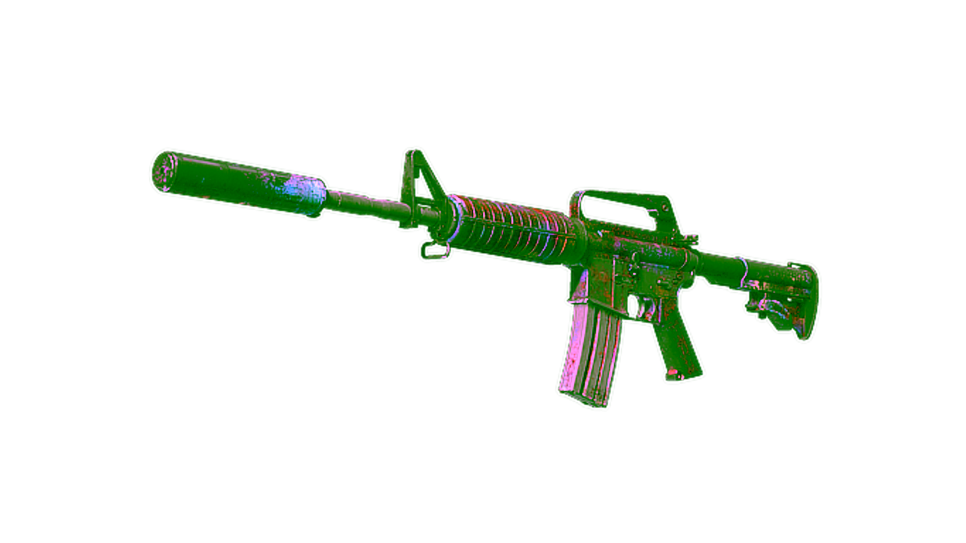 Display for Souvenir M4A1-S | Glitched Paint (Battle-Scarred)
