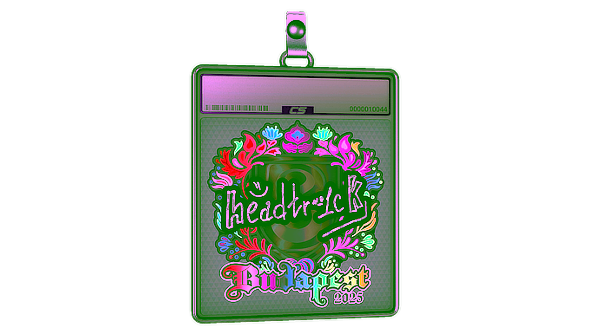 Display for Sticker Slab | headtr1ck (Holo) | Budapest 2025