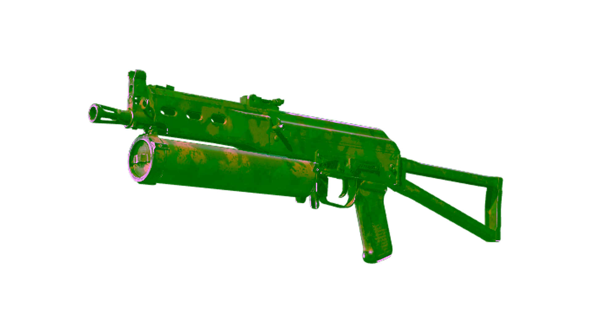 Display for Souvenir PP-Bizon | Forest Leaves (Well-Worn)