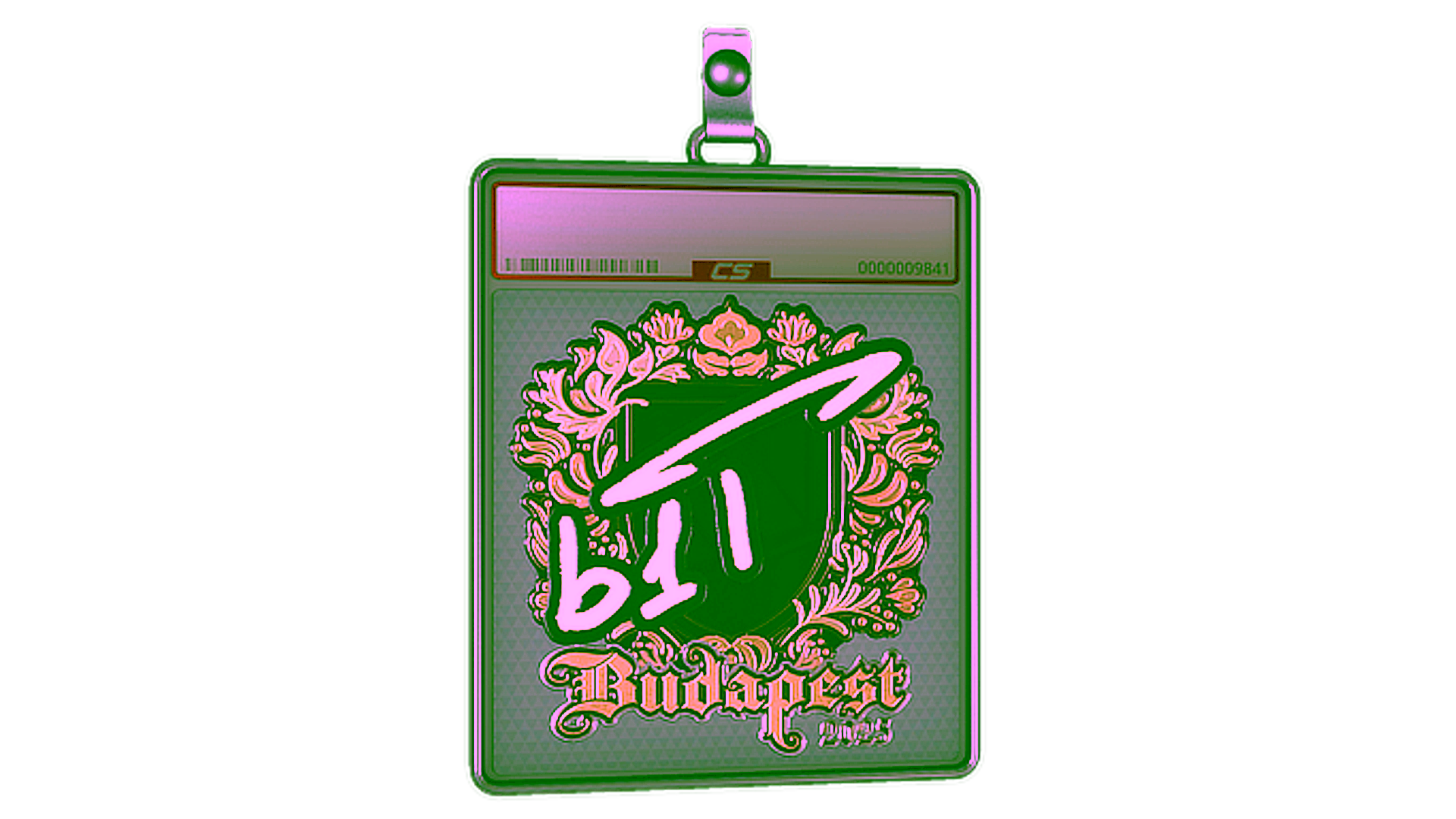 Affichage pour Sticker Slab | b1t (Gold) | Budapest 2025