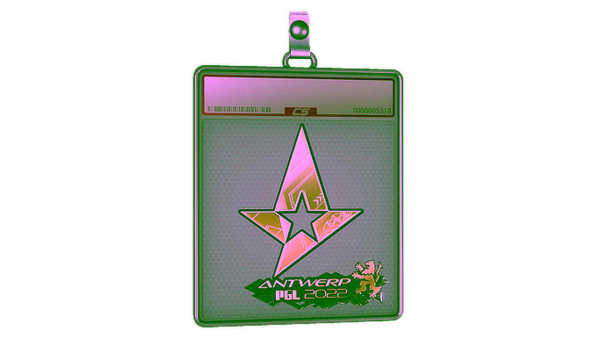 Display for Sticker Slab | Astralis (Gold) | Antwerp 2022