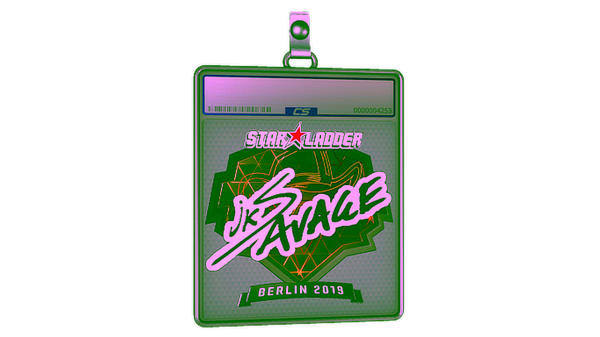 Mostrar para Sticker Slab | jks (Foil) | Berlin 2019