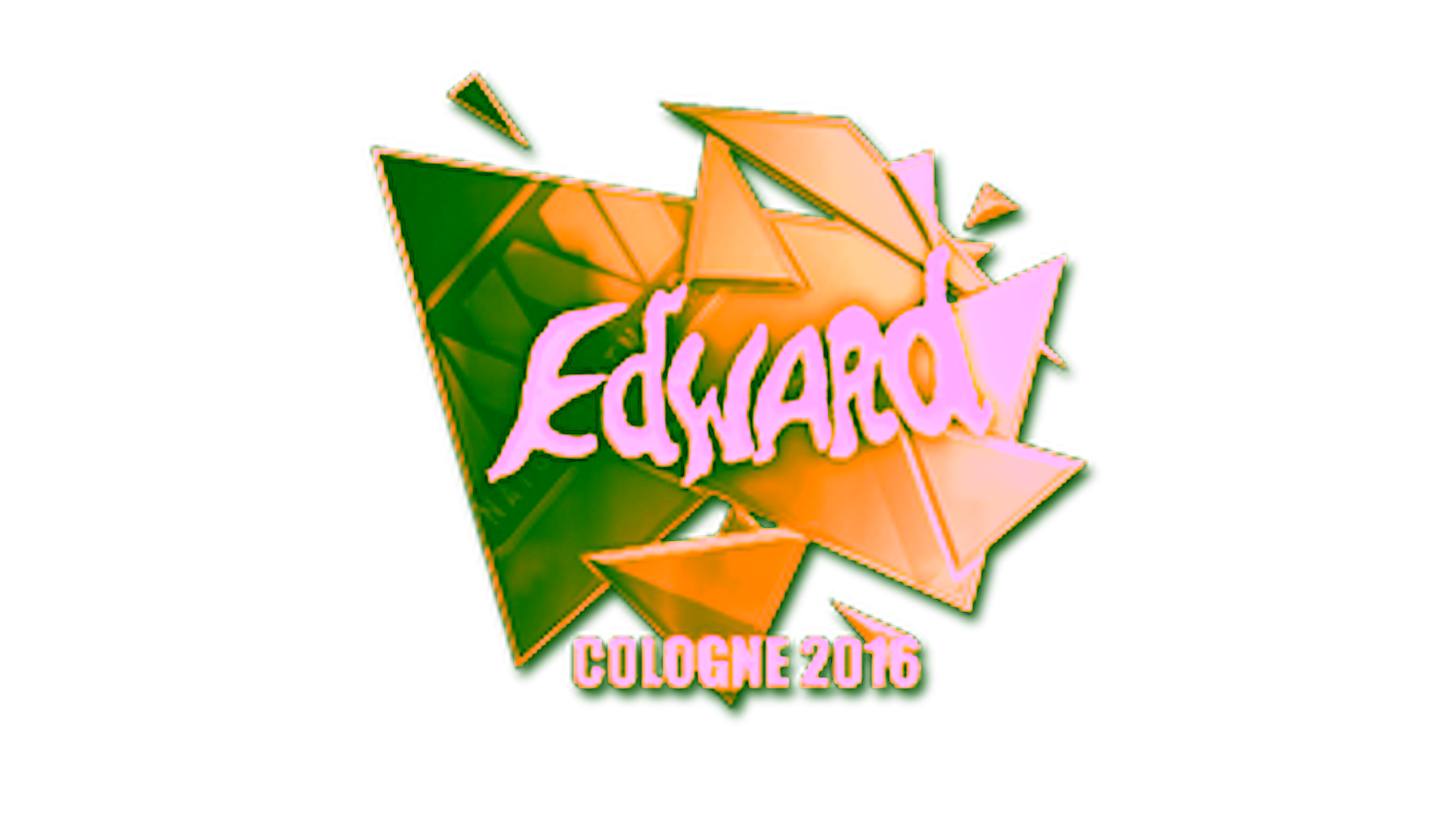Visar för Sticker | Edward (Gold) | Cologne 2016