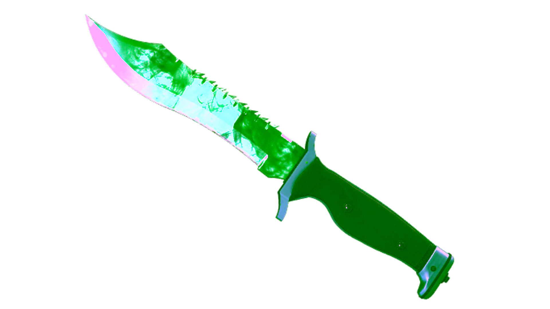 Display for ★ StatTrak™ Bowie Knife | Gamma Doppler Emerald (Minimal Wear)