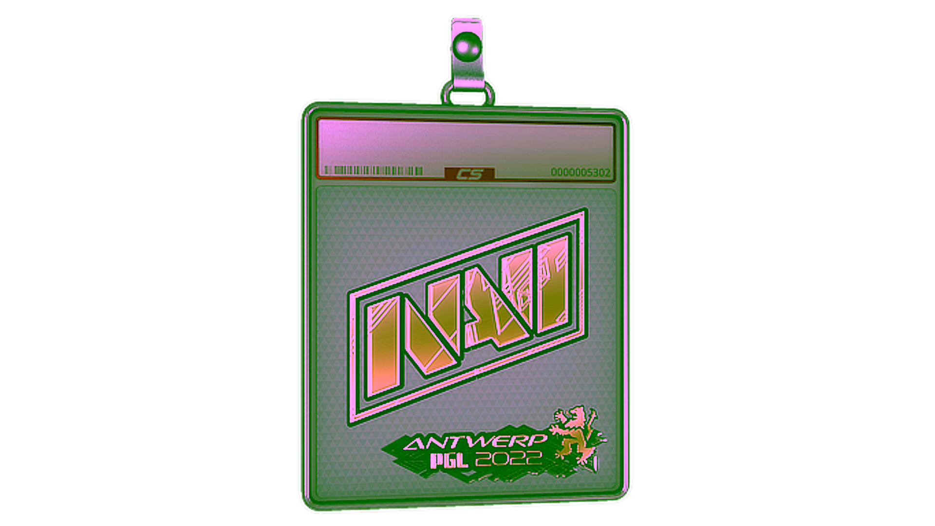 Display for Sticker Slab | Natus Vincere (Gold) | Antwerp 2022