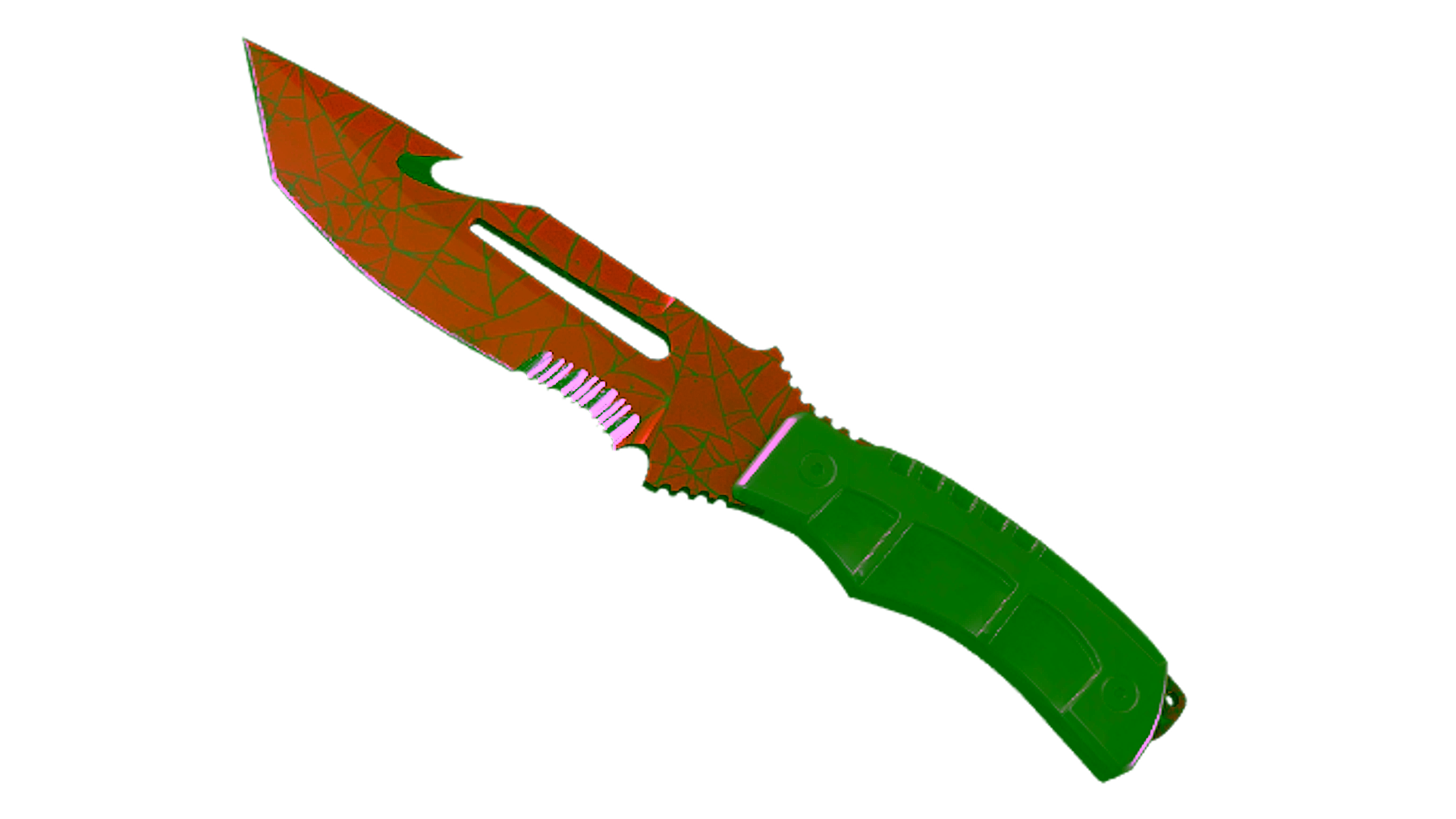 ★ StatTrak™ Survival Knife | Crimson Web (Factory New) için görüntü