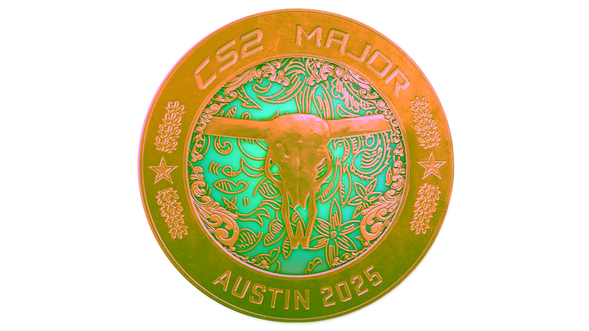 Display for Austin 2025 Gold Coin