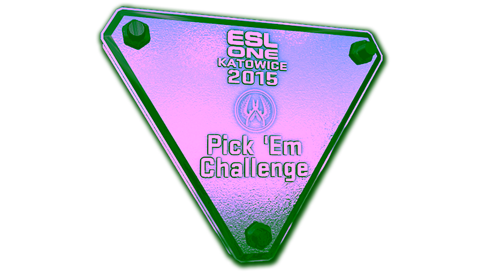 Display for Silver Katowice 2015 Pick'Em Trophy