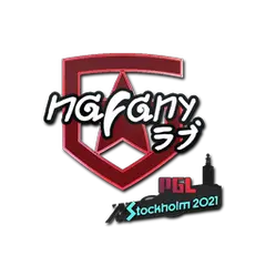 Sticker nafany Stockholm 2021