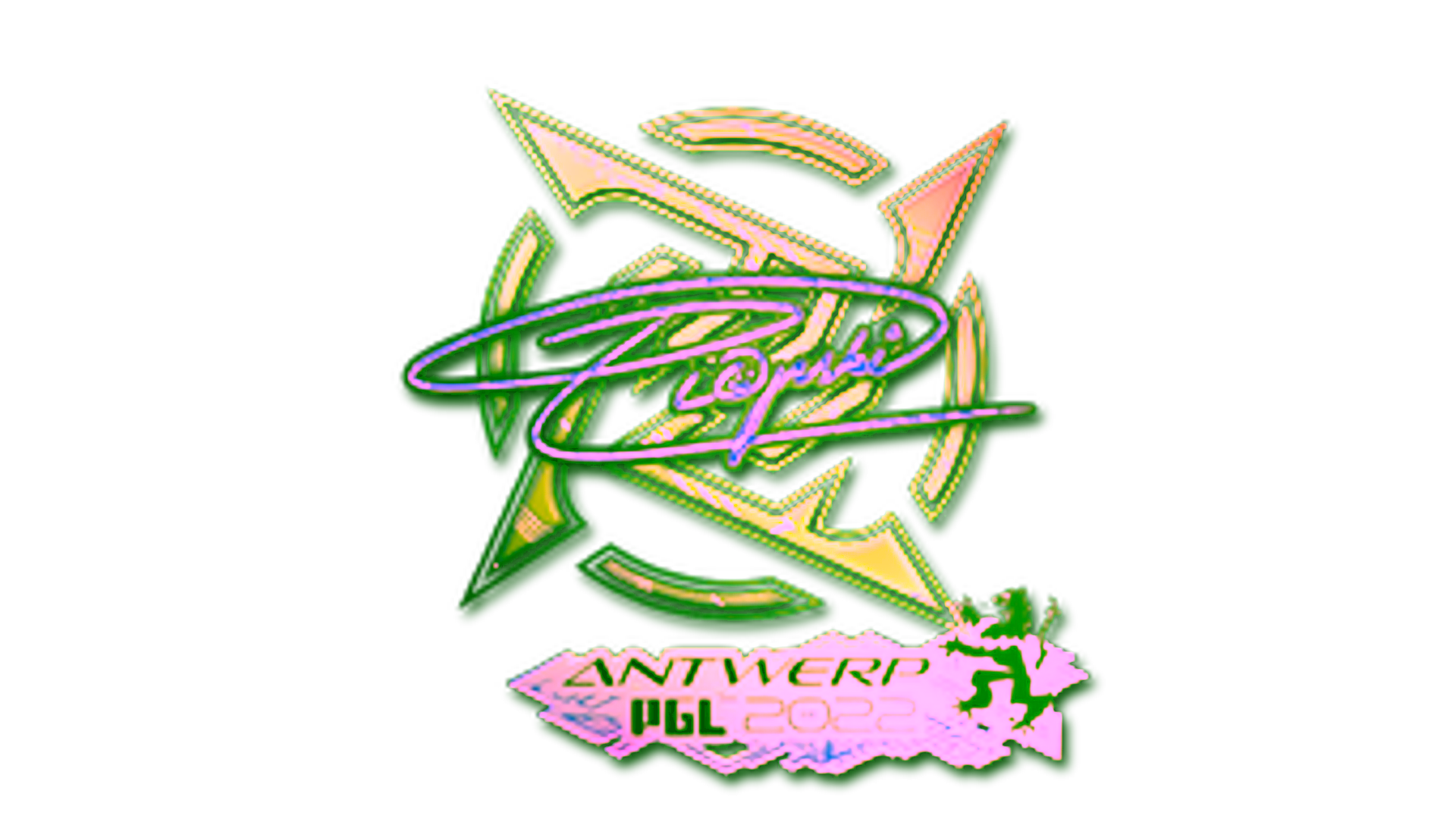 Display for Sticker | Plopski (Holo) | Antwerp 2022