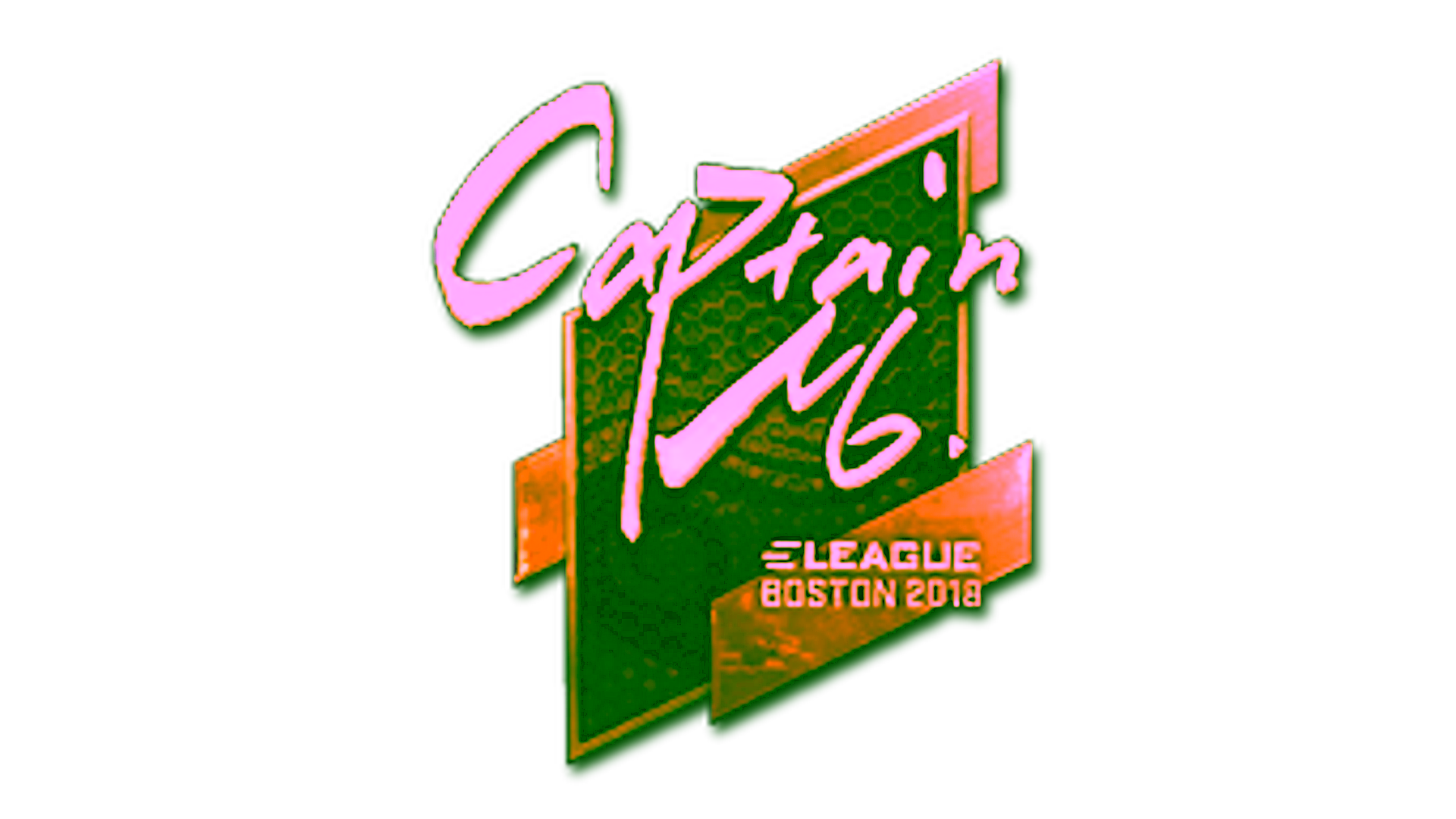 Visar för Sticker | captainMo (Gold) | Boston 2018
