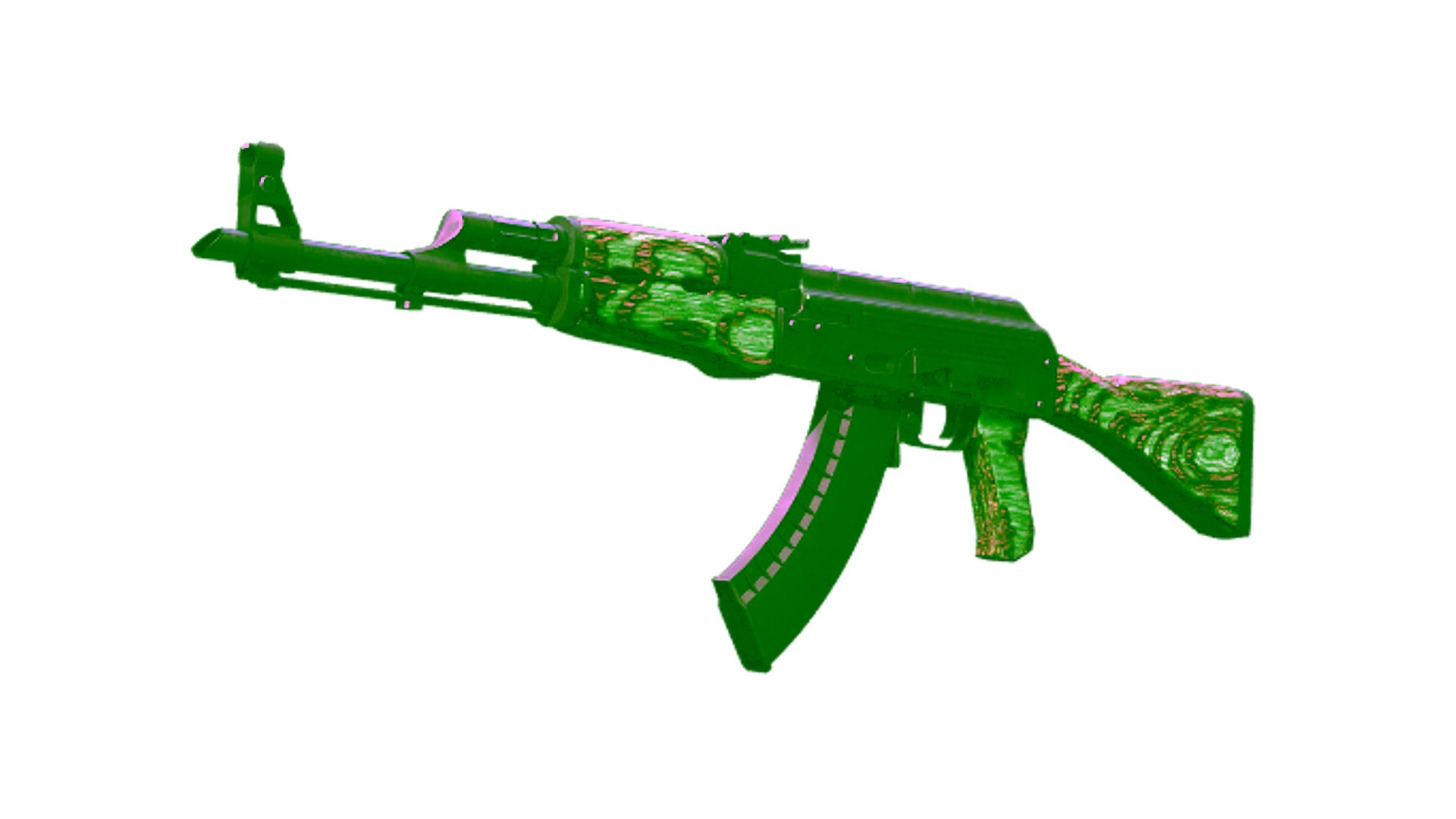عرض لـ AK-47 | Green Laminate (Well-Worn)